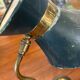 Leather table lamp Jacques Adnet