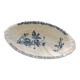 Iron flat plate with a 19th-century bird signed Onnaing "Poppies"