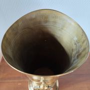 Vintage brass umbrella stand
