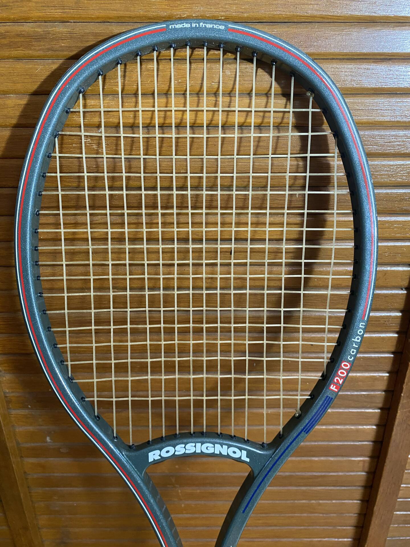 Vintage rossignol f200 carbon tennis racket + sports cover