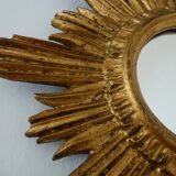 Mirror soleil golden wood 60/70