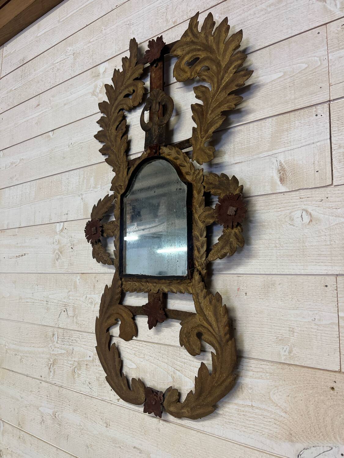18th century Italian metal mirror