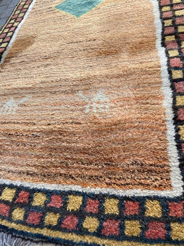 Tapis vintage Persan Gabbeh 84x194 cm