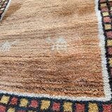 Vintage carpet Persian Gabbeh 84x194 cm