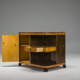Art Deco Bar Cabinet with Inlays, 1930s