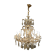 Italian Murano Crystal Chandelier, 1950s