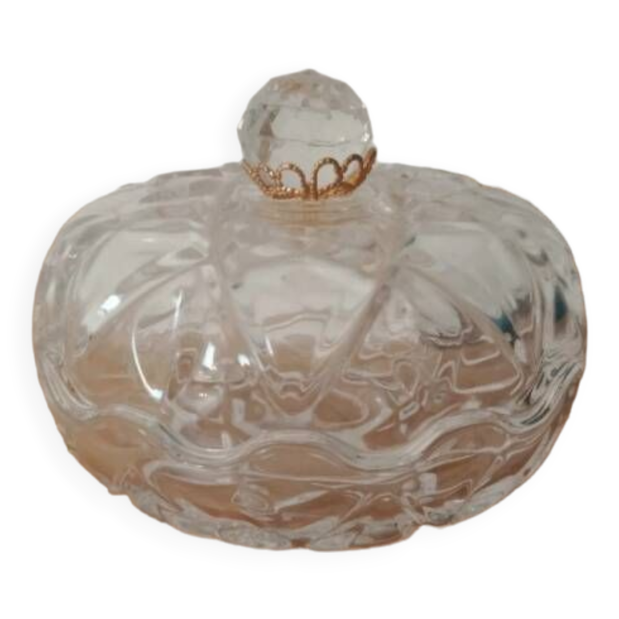 Small glass candy dish
