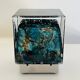 Cubical glass table lamp from Murano by Limburg, Germany, 1970s.