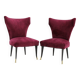 1950s Pair of Italian Chairs, Restored