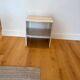 Pair of Napoli bedside tables in natural travertine.