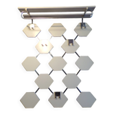 Scandinavian wall coat rack