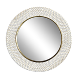 Round metal mirror 1950