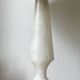 Vintage geometric alabaster stone lamp