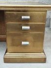 desk design RODOLFO DUBARRY covered brass decor desk brass
