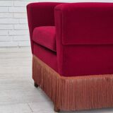 1970s, Danish armchair by Ryesberg Møbler, original condition, velour fabric.