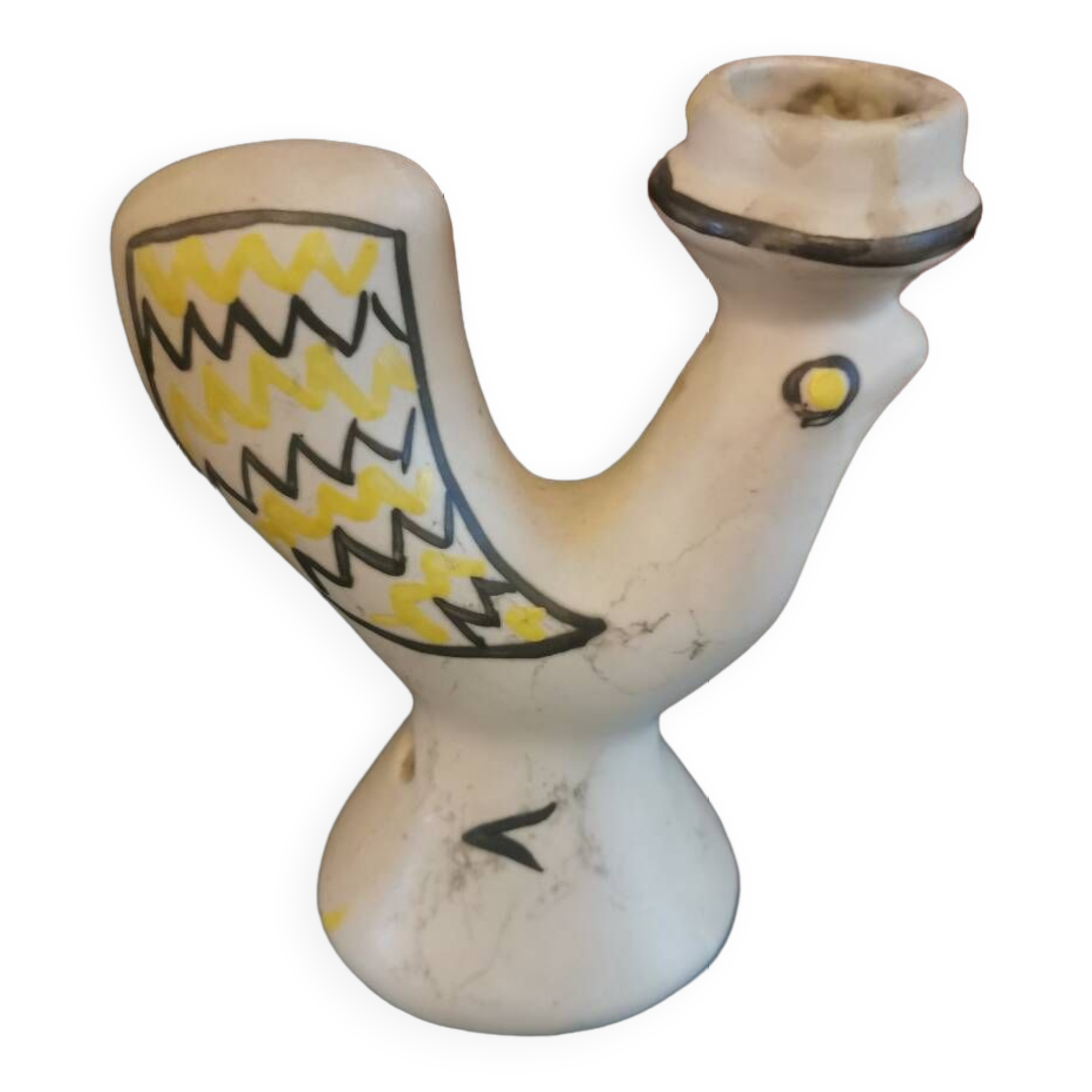 Rare jean de lespinasse ceramic lamp base