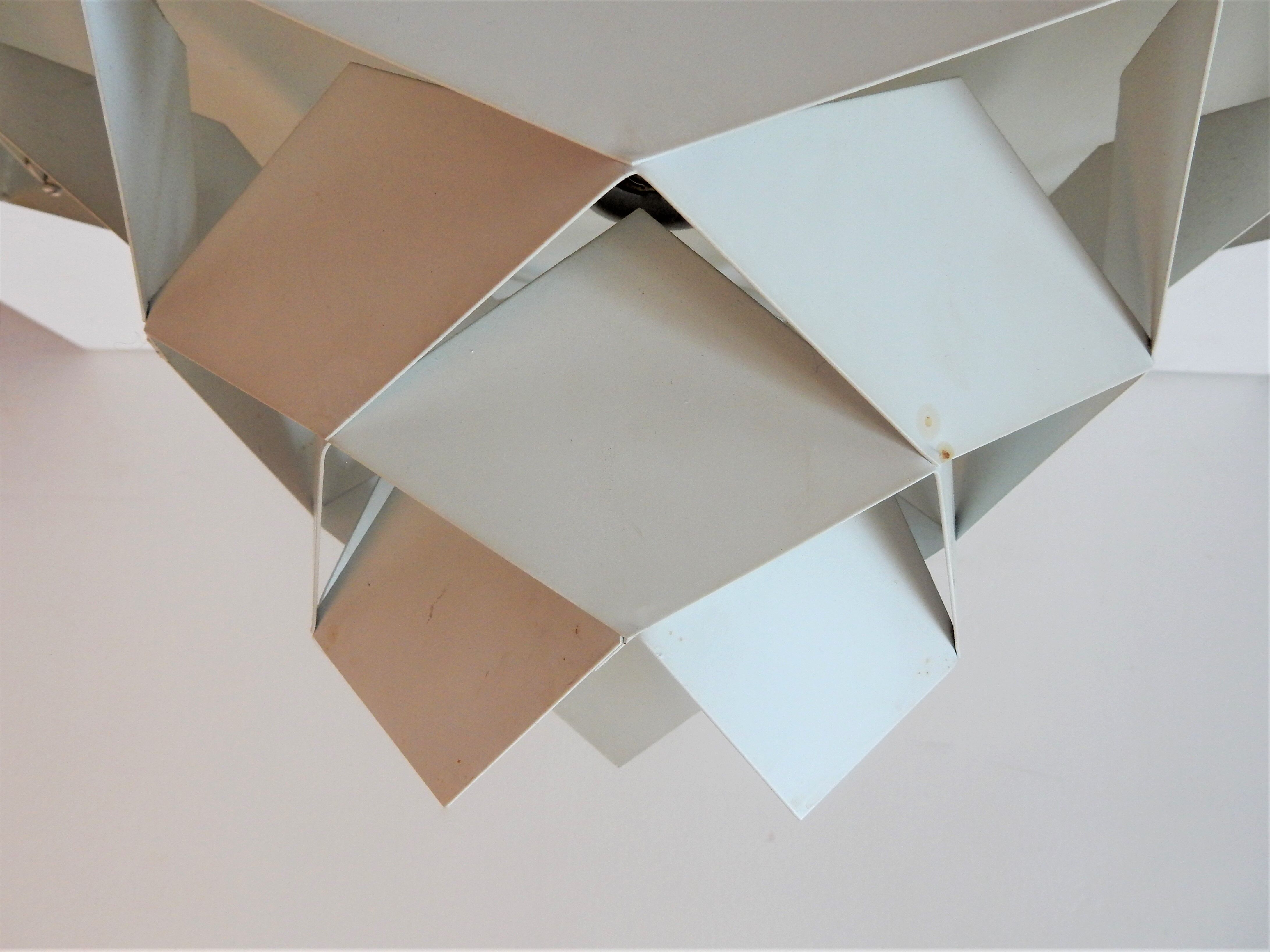 Symfoni flush mount by Preben Dahl for Hans Følsgaard Elektro A/S, 1960s