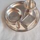 Vintage silver-plated smoker's or desk set – 4 pieces