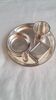 Vintage silver-plated smoker's or desk set – 4 pieces