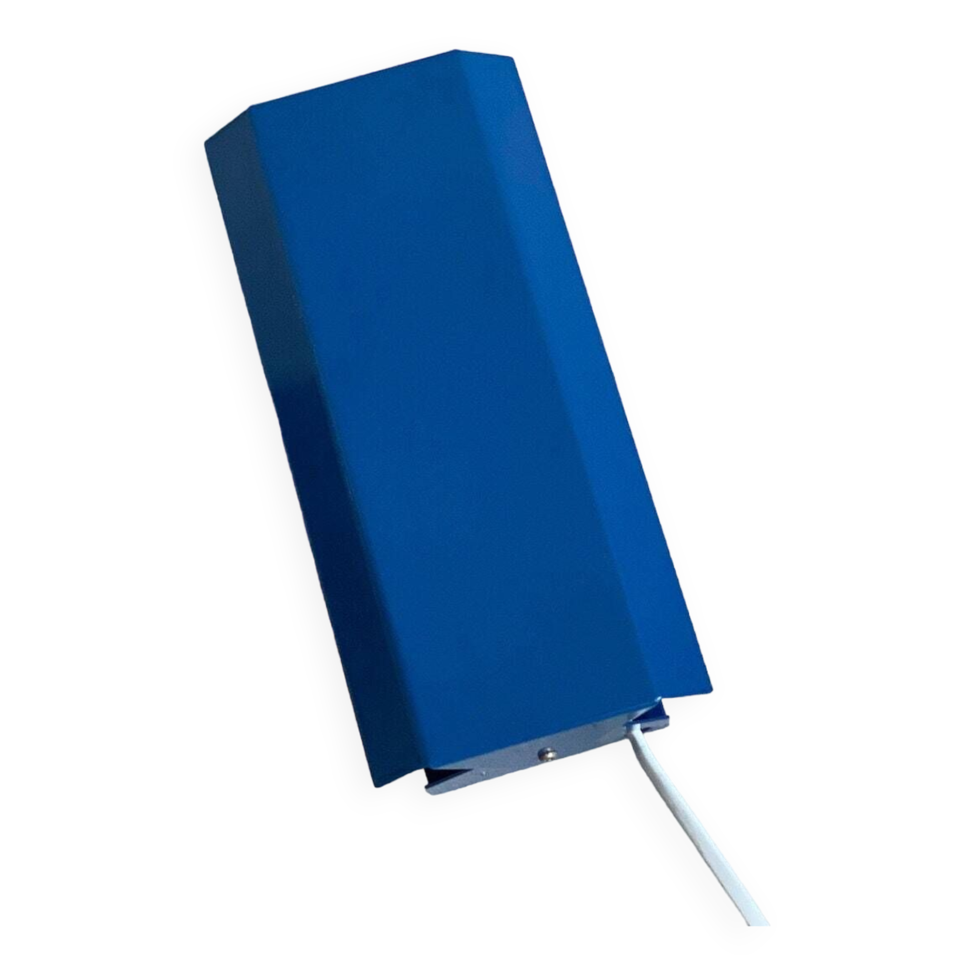 Vintage Blue massive bed lamp / wall lamp