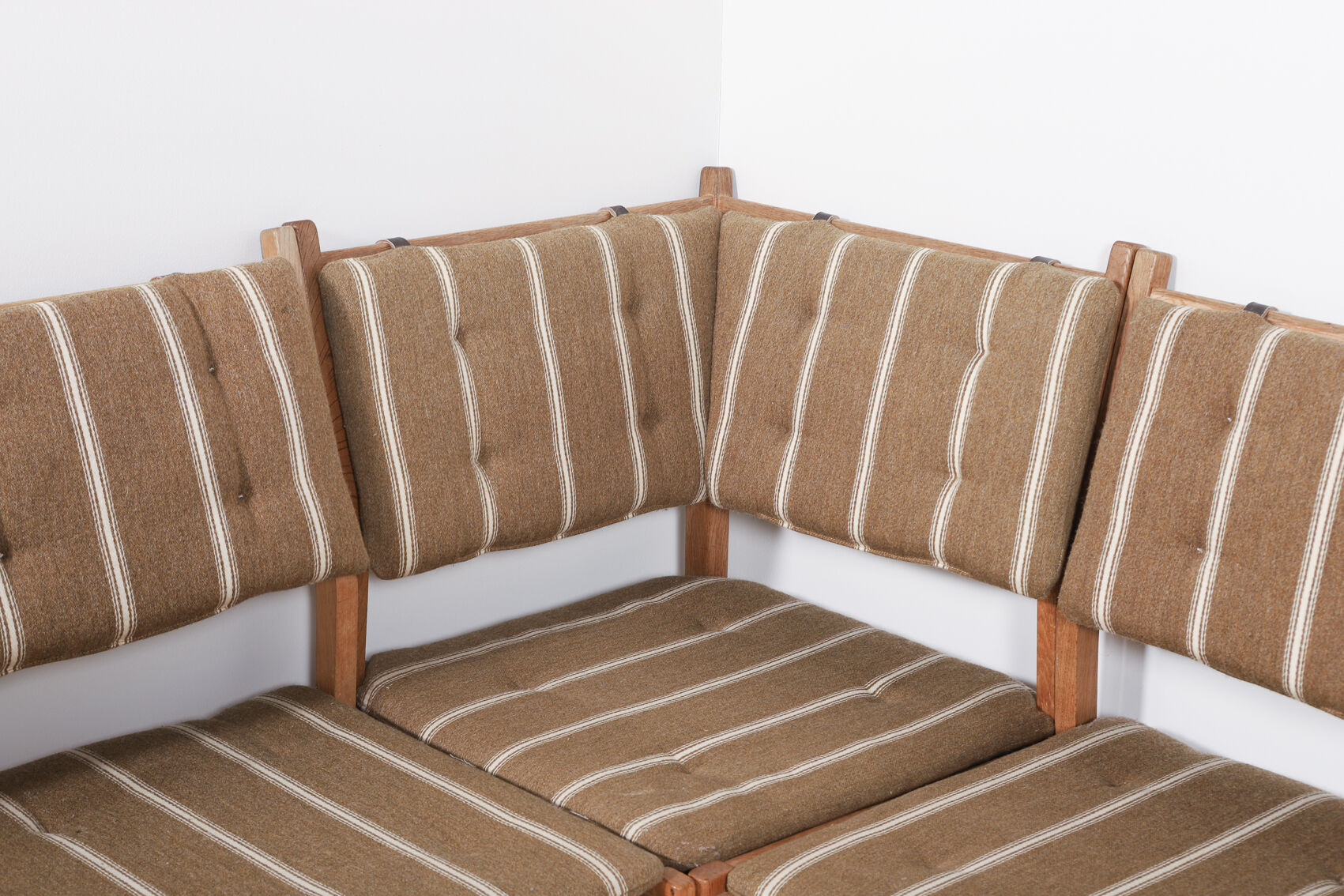 Bench in 3 elements and pair of chairs by Kurt Østervig for KP Møbler Denmark 1960