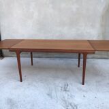 Table design extension Scandinavian Niel Otto Møller teak retro L260cm