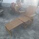 Former rattan and bamboo lounge chair in 1920