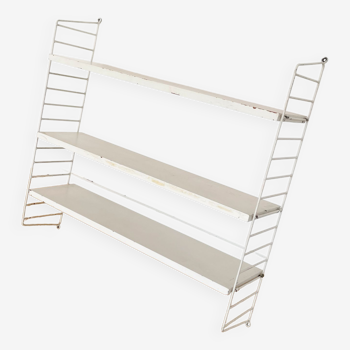 Wall shelf solid wood white