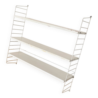 Wall shelf solid wood white