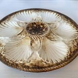 Six old Longchamps oyster plates