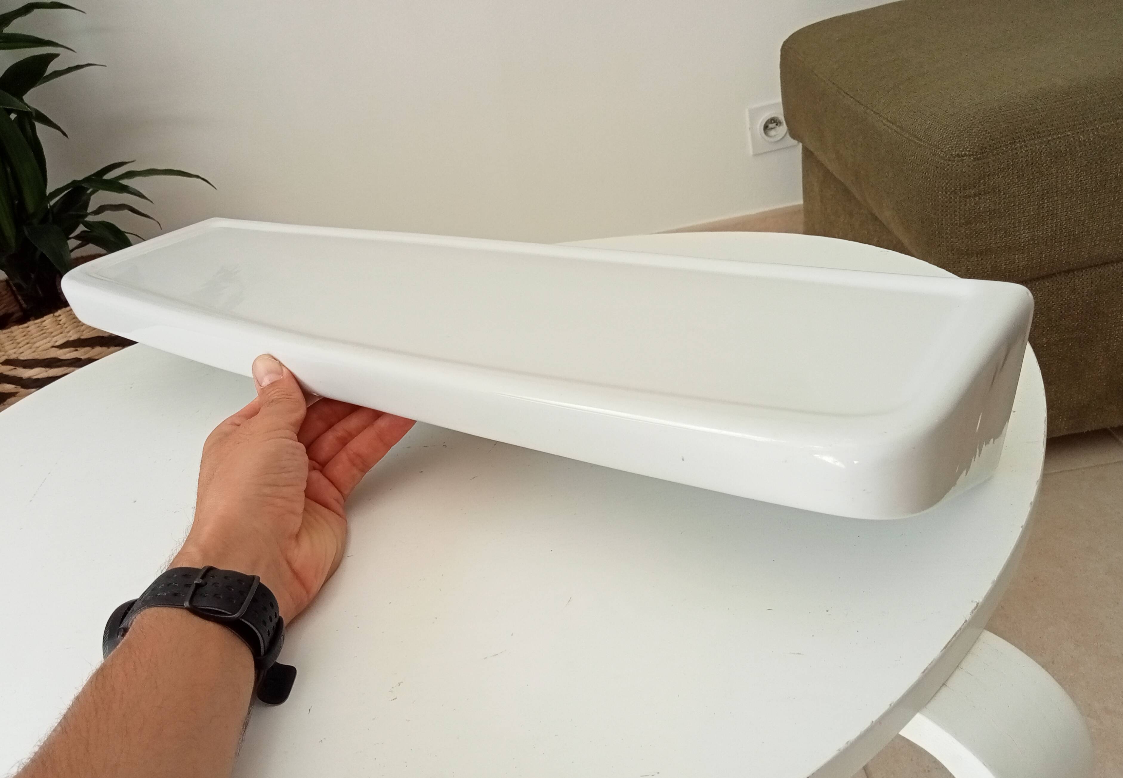 Vintage ceramic wall shelf from the 60s/70s