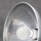 1950s Table Lamp with Aluminium Lampshade, Czechoslovakia
