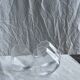 Small geometric carafe with diamond-shaped stopper and its 4 glasses