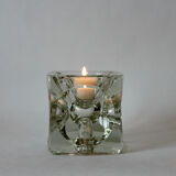 Reversible Bohemian crystal photophore - 60s or 70s
