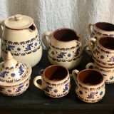 Vintage terracotta coffee service