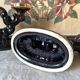 Pair of vintage ceramic candlesticks from the 1950s