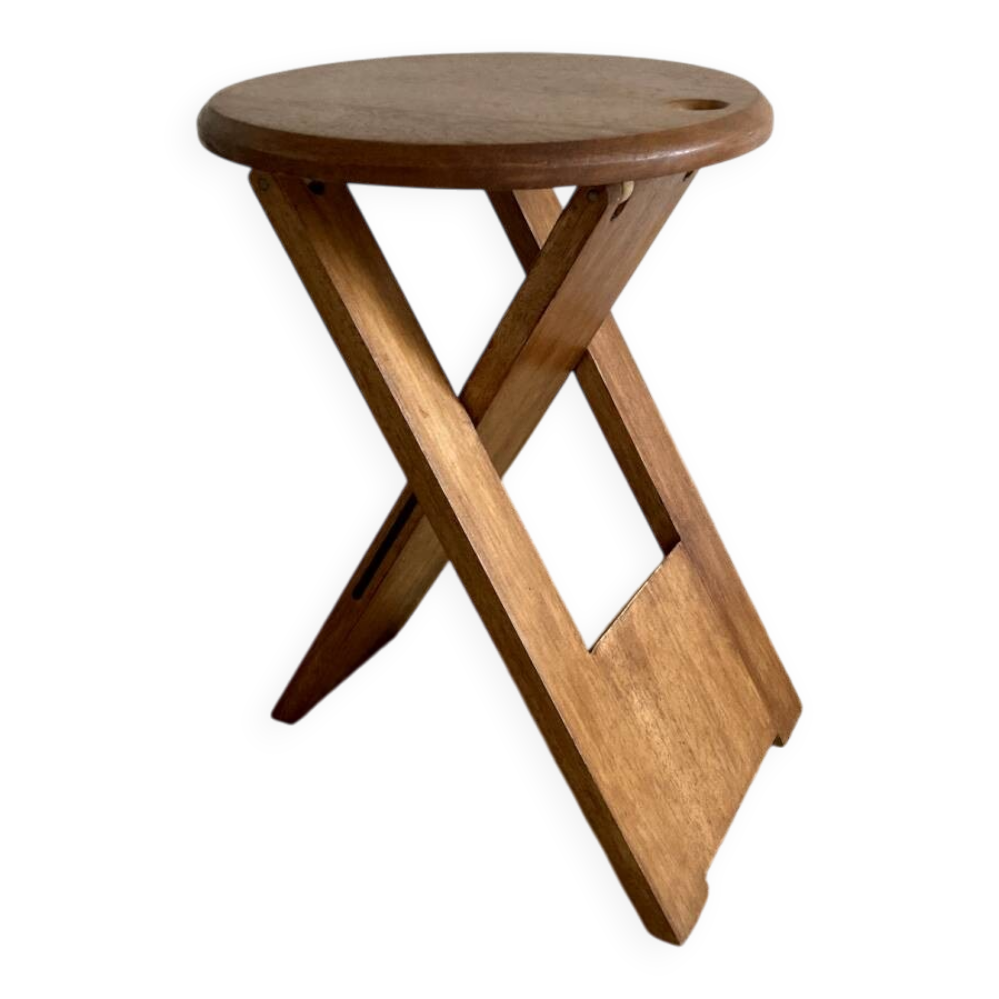 "Suzy" wooden folding stool by Adrian Reed, 1970s