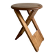 "Suzy" wooden folding stool by Adrian Reed, 1970s