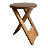 "Suzy" wooden folding stool by Adrian Reed, 1970s