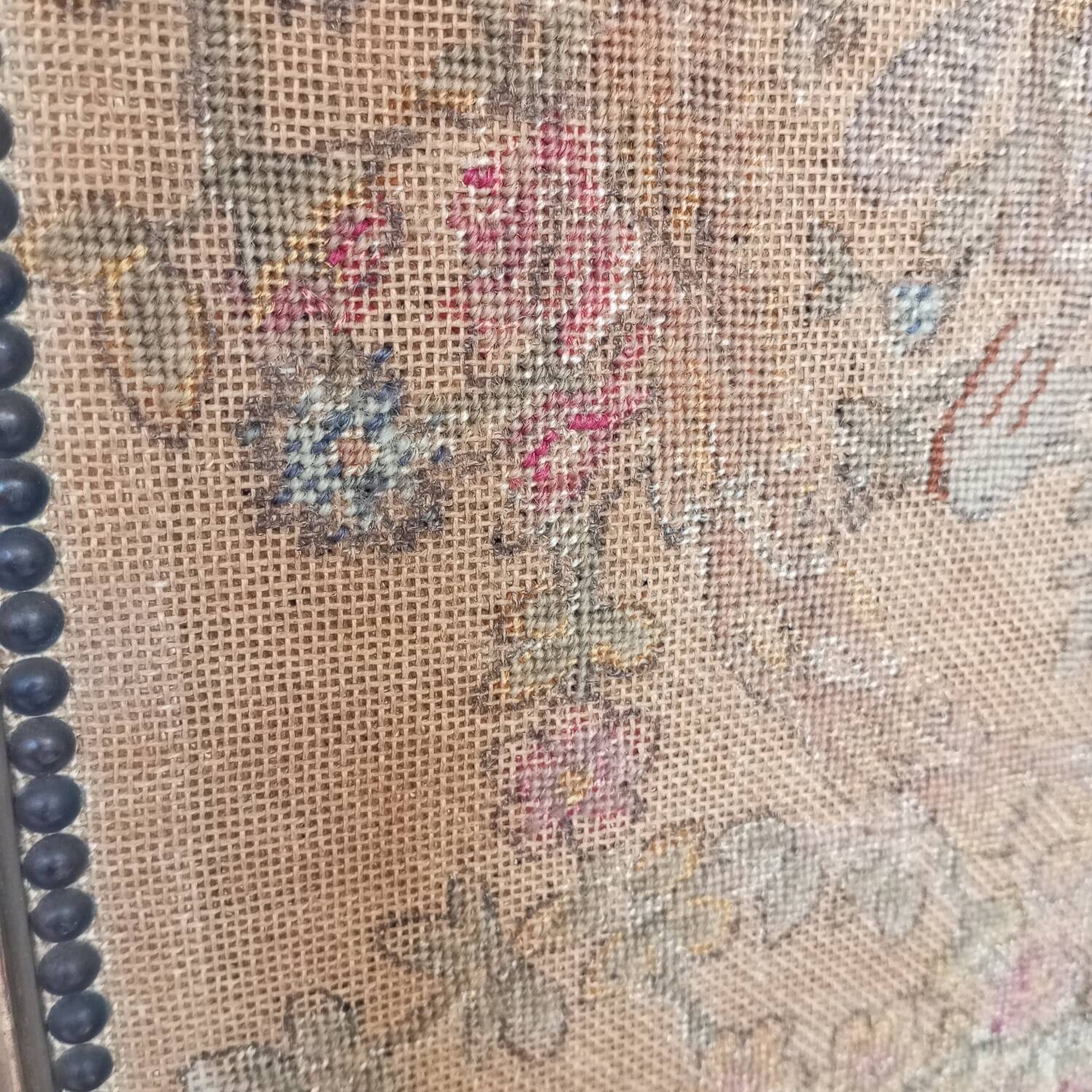 Écran de cheminée billet doux style Louis XVI