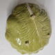 Dish in earthenware "chou leaf" Bordallo Pinheiro, 32 cm