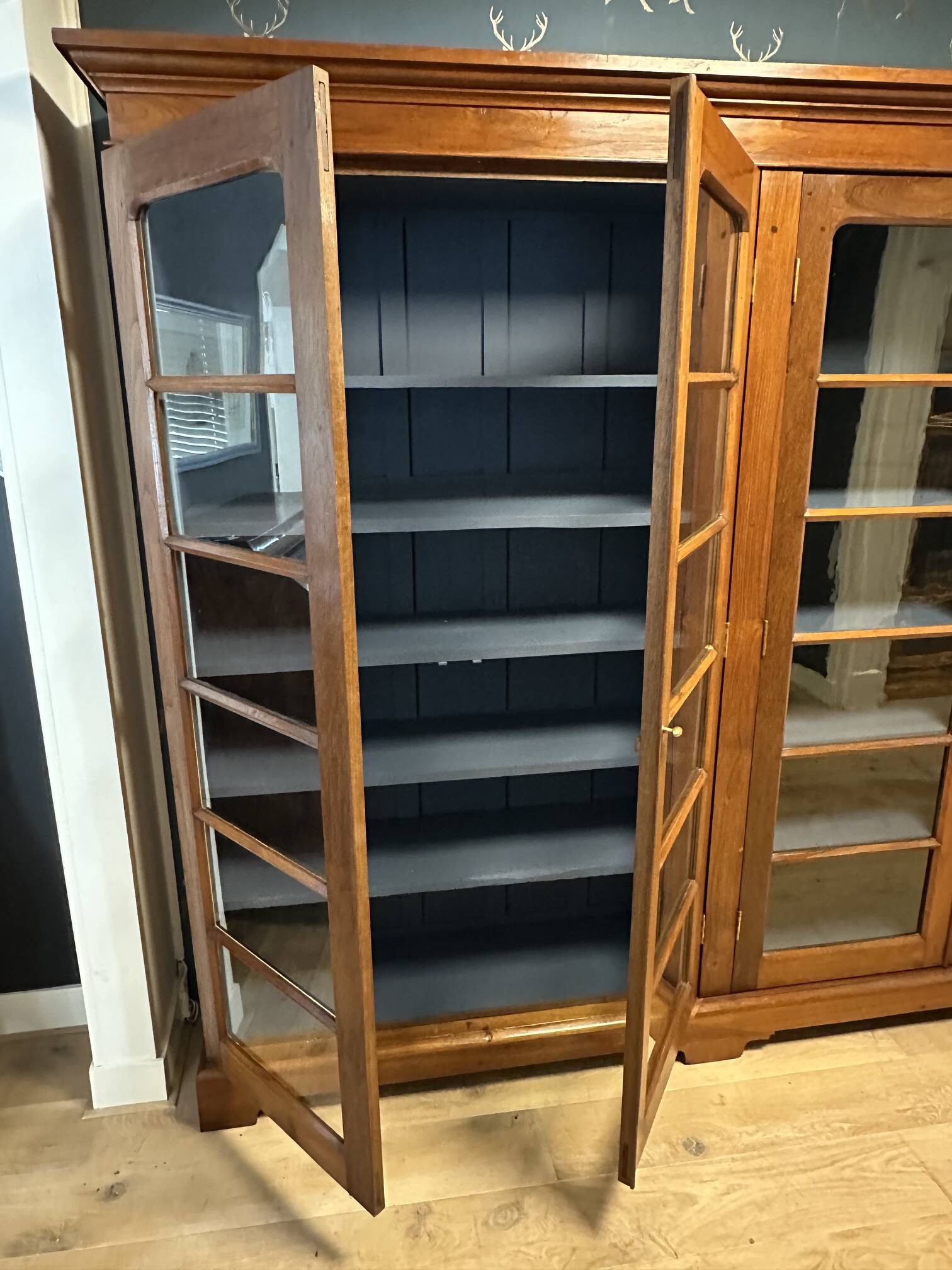 Large antique bookcase