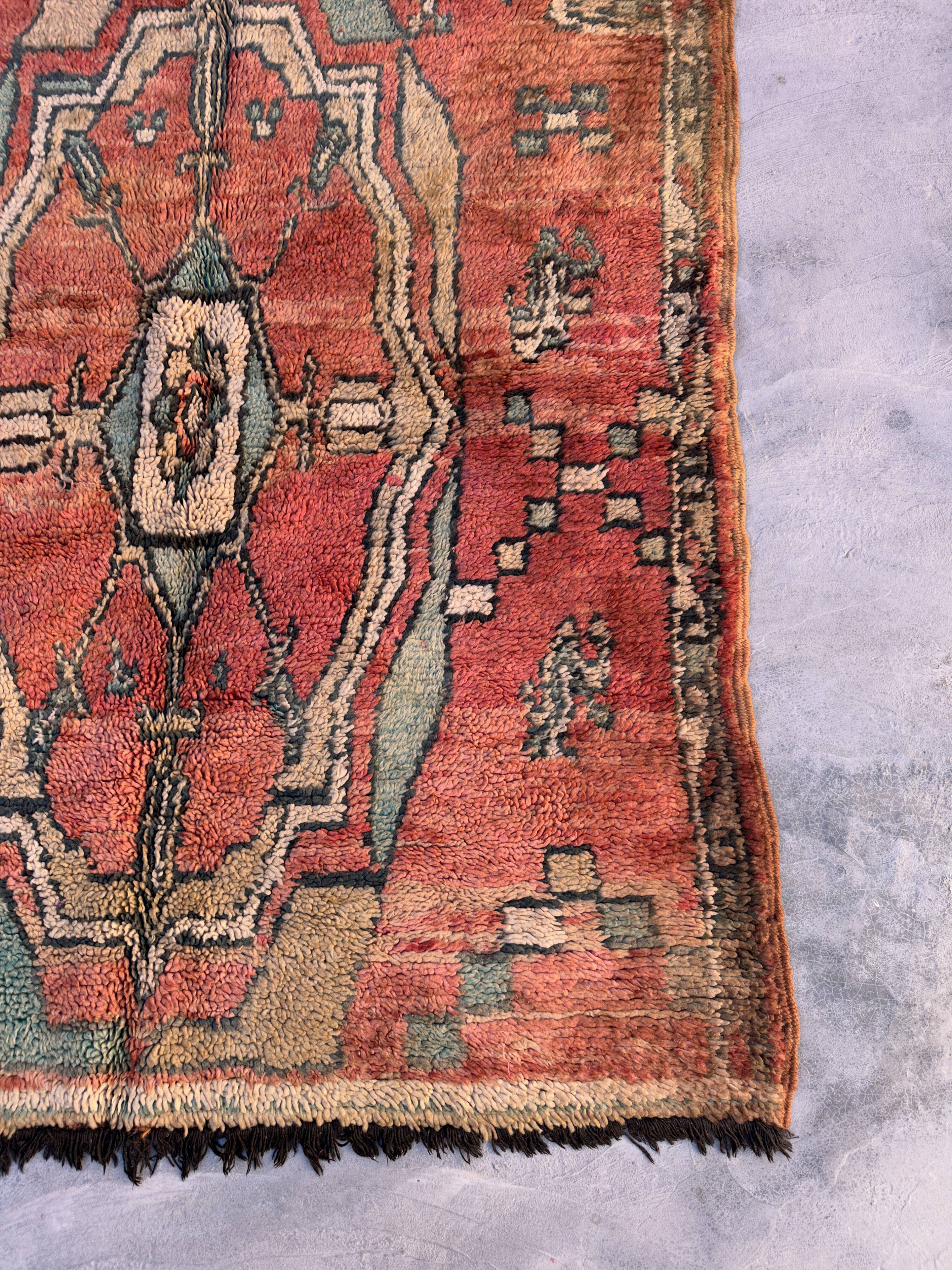 Moroccan carpet 126x254cm