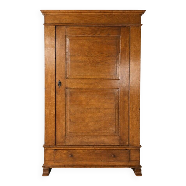 Cabinet en chêne antique néerlandais, années 1800
