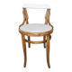 Curved wooden children's chair