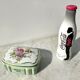 Porcelain jewelry box from Limoges Porteron vintage 60s perfect condition