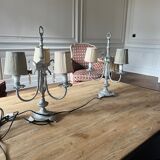 Paire de lampes chandeliers