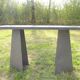 Pair of metal consoles