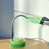 Fluorescent green office desk lamp