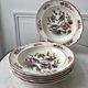 Set of 6 hollow plates Villeroy & Boch model Phoenix years 50-60